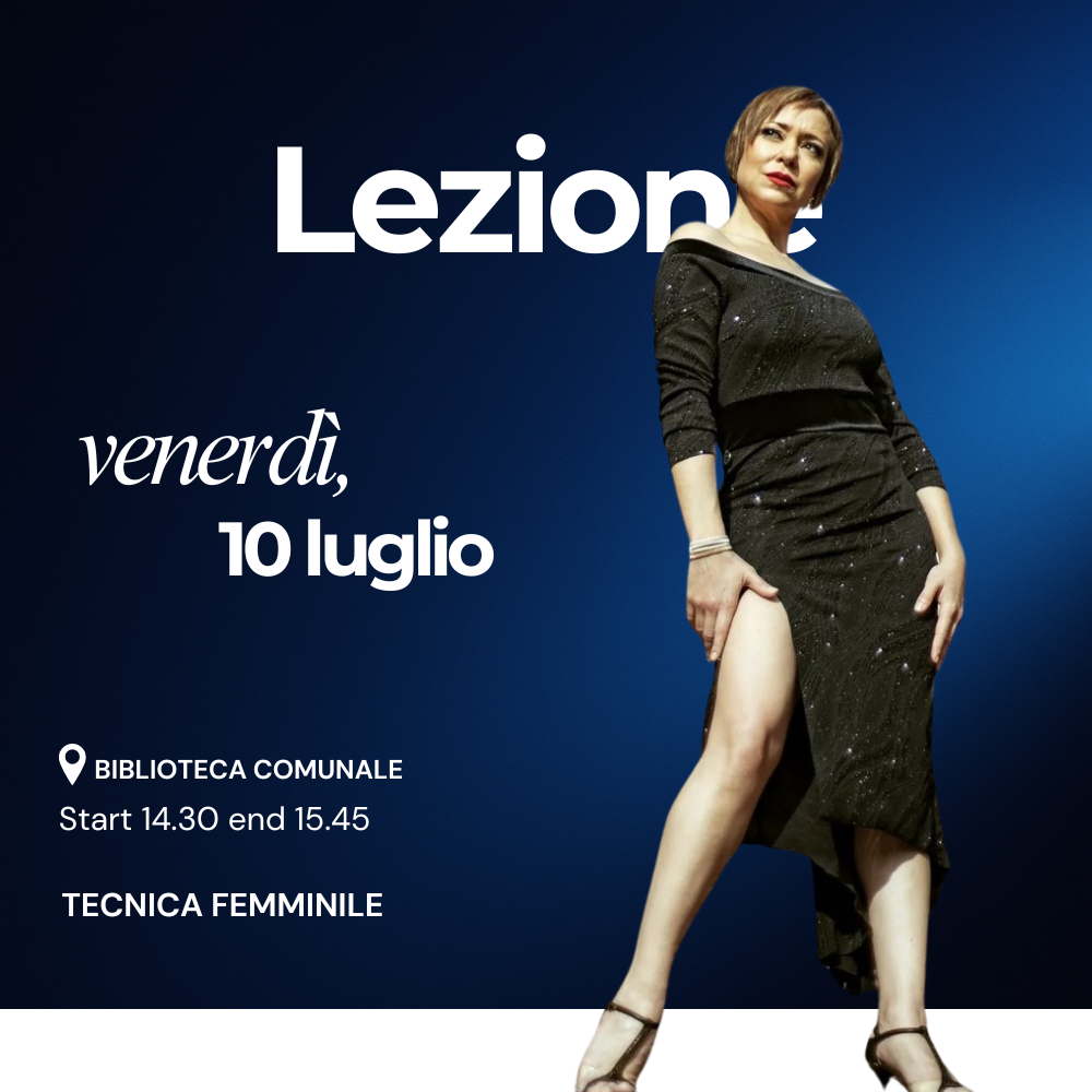 Venerdì, 10 Luglio ore 14.30-15.45 Lucila Cionci