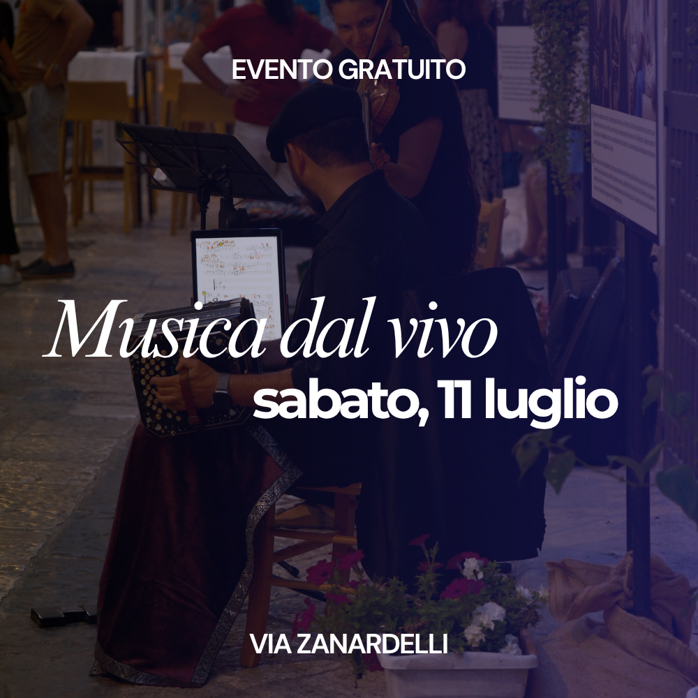 Sabato 11 Luglio - Musica dal vivo