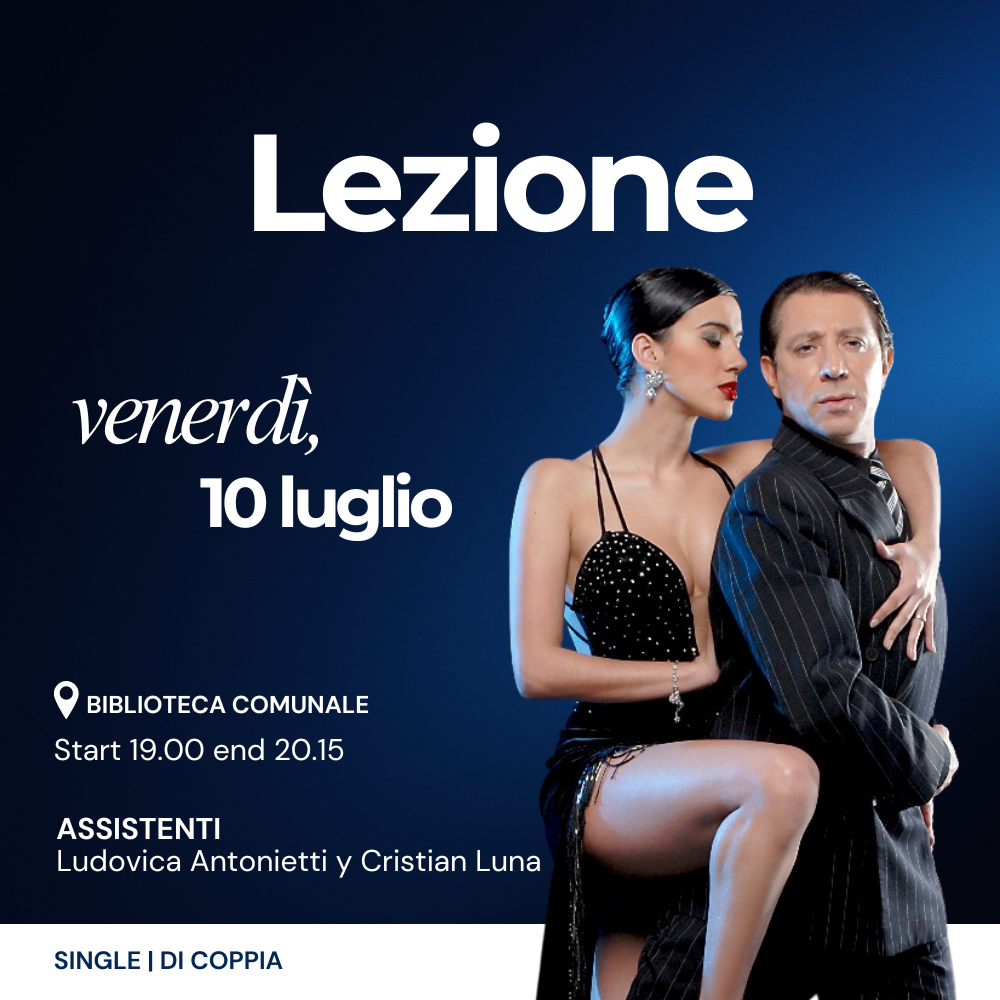 Venerdì, 10 Luglio ore 19:00-20.15 Daiana Guspero y Miguel Angel Zotto