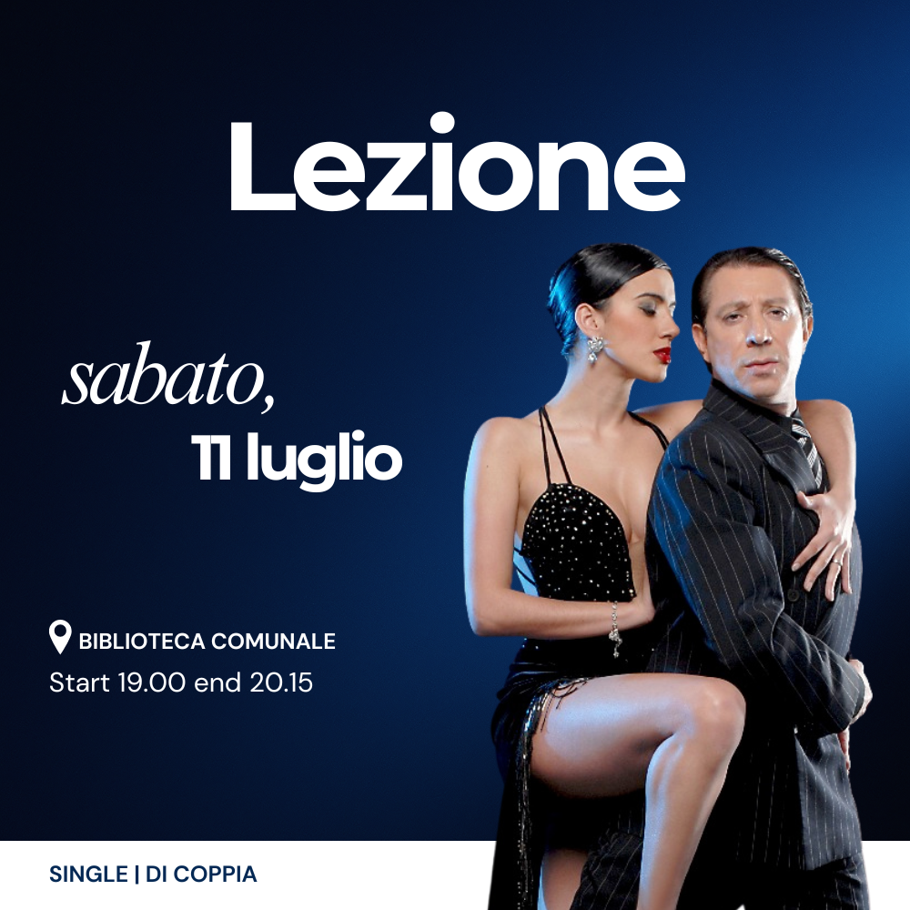 Sabato, 11 Luglio ore 19:00-20.15 Daiana Guspero y Miguel Angel Zotto