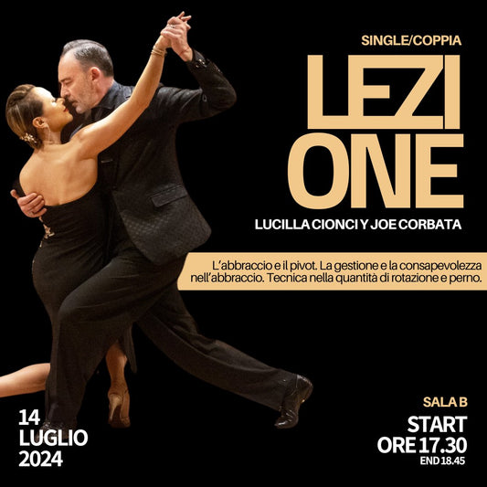 domenica 14 Luglio - Lucila Cionci y Joe Corbata