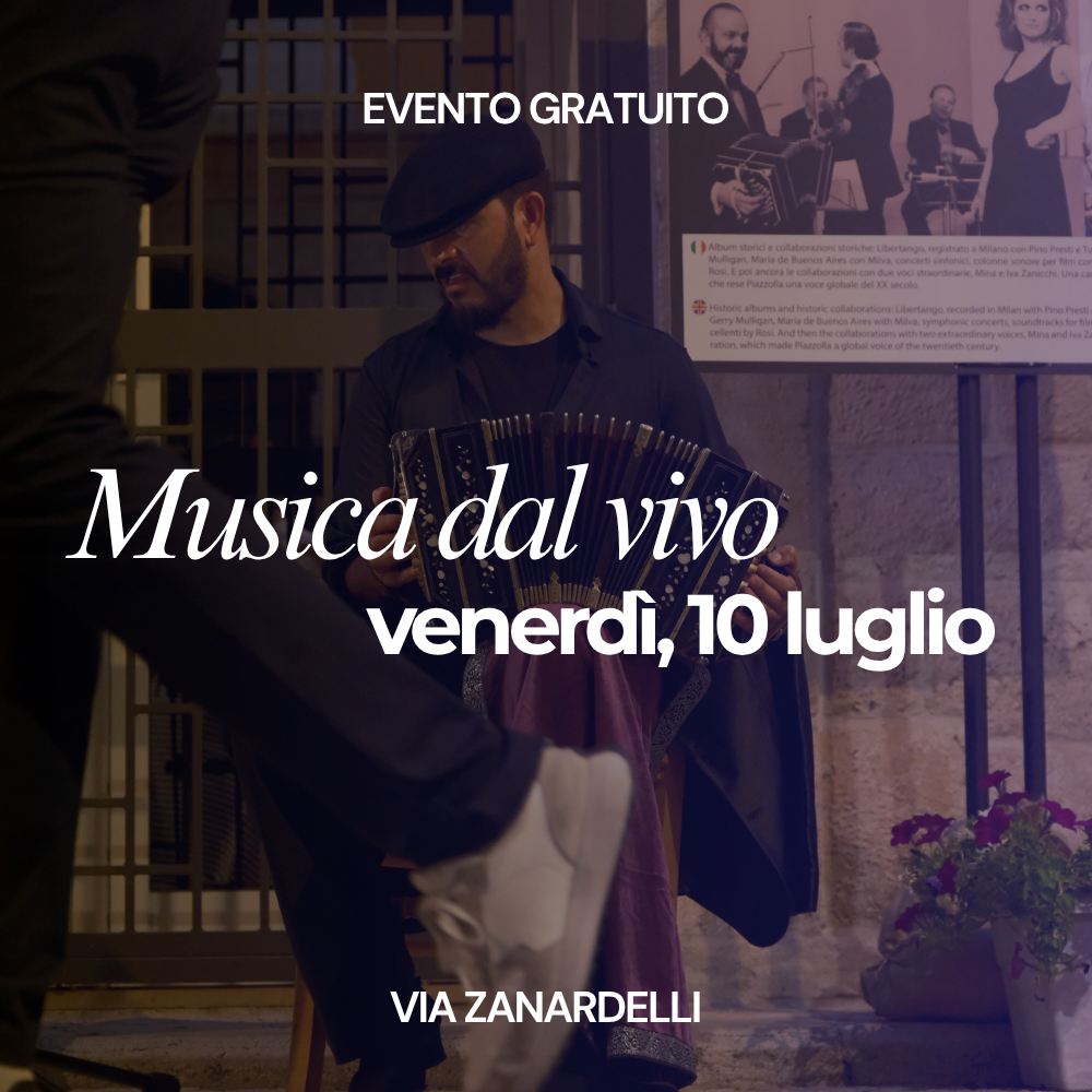 Venerdì 10 Luglio - Musica dal vivo