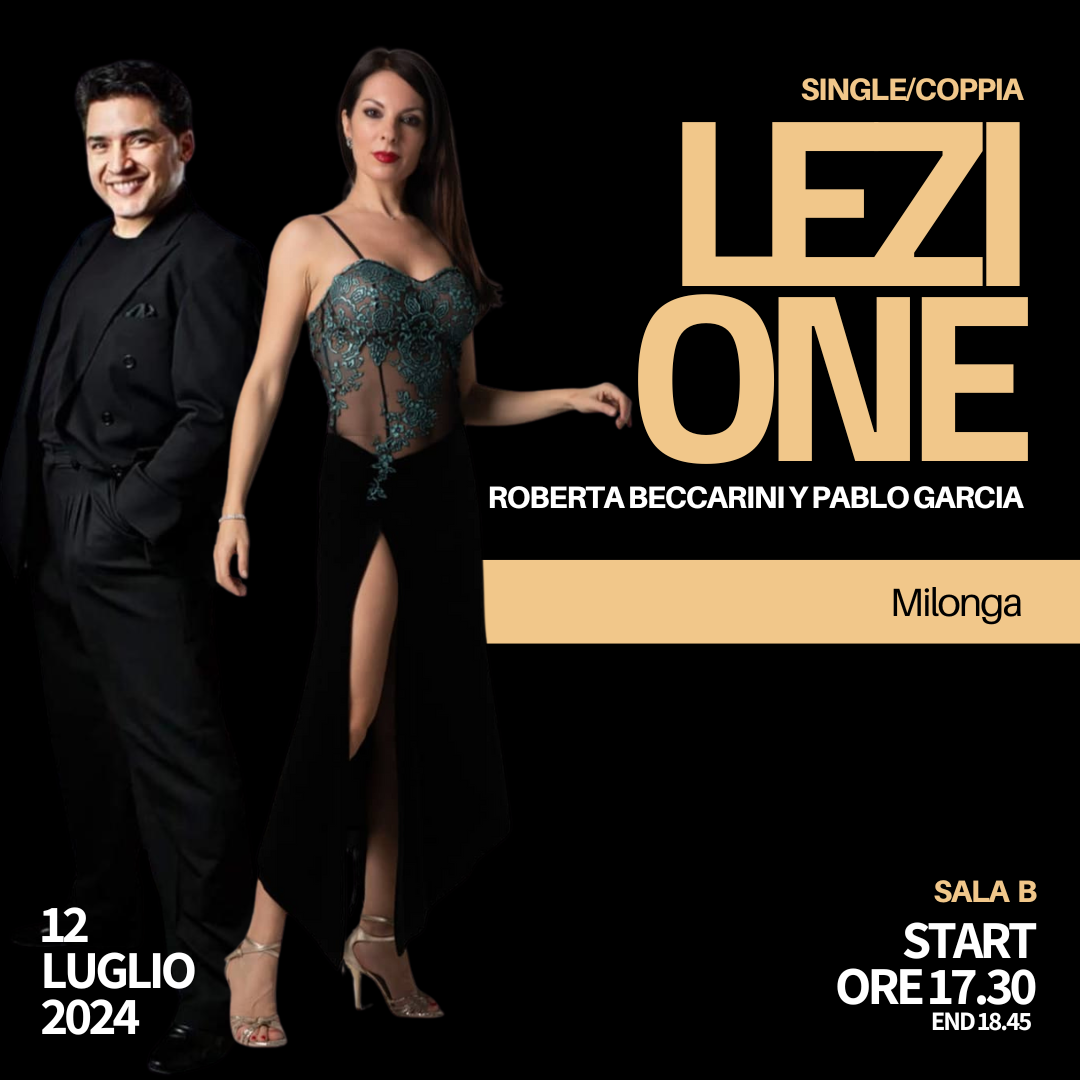 venerdì 12 Luglio - Roberta Beccarini y Pablo Garcia