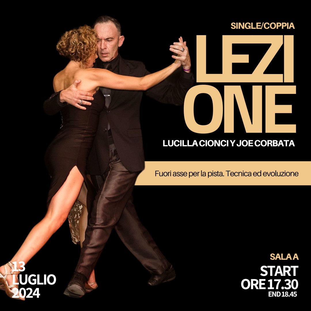 sabato 13 Luglio - Lucila Cionci y Joe Corbata