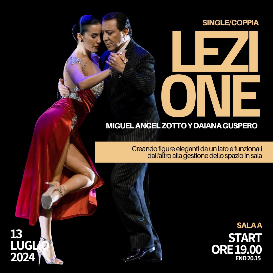 sabato 13 Luglio - Miguel Angel Zotto y Daiana Guspero