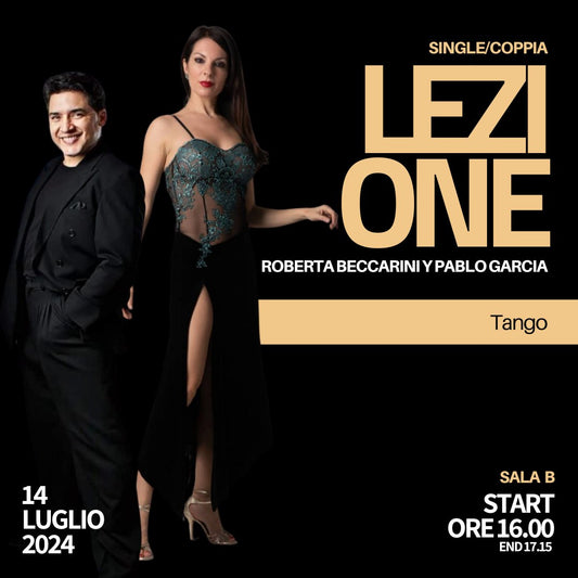domenica 14 Luglio - Roberta Beccarini y Pablo Garcia